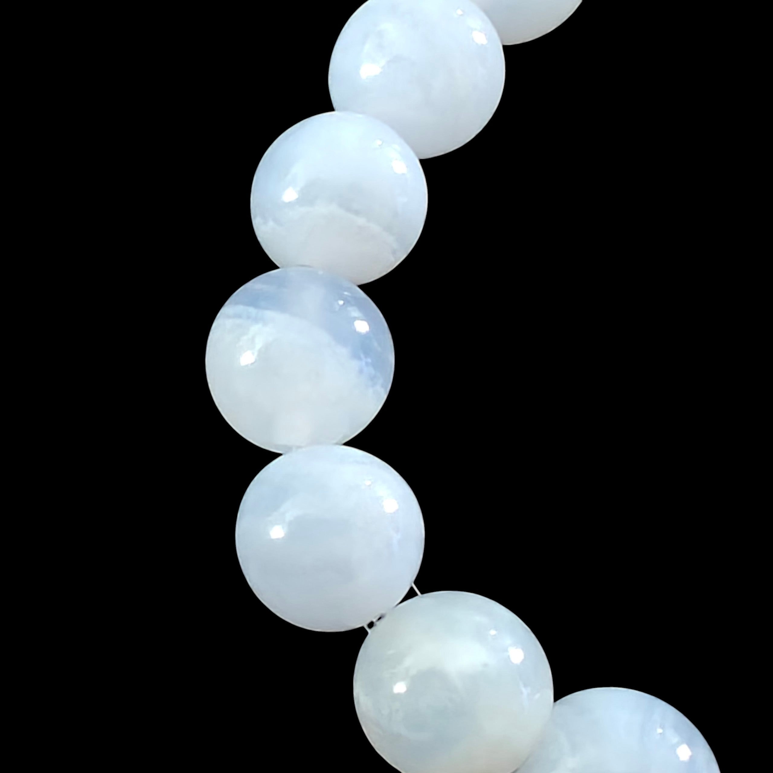 Blue Lace Agate Bracelet 8mm Unisex