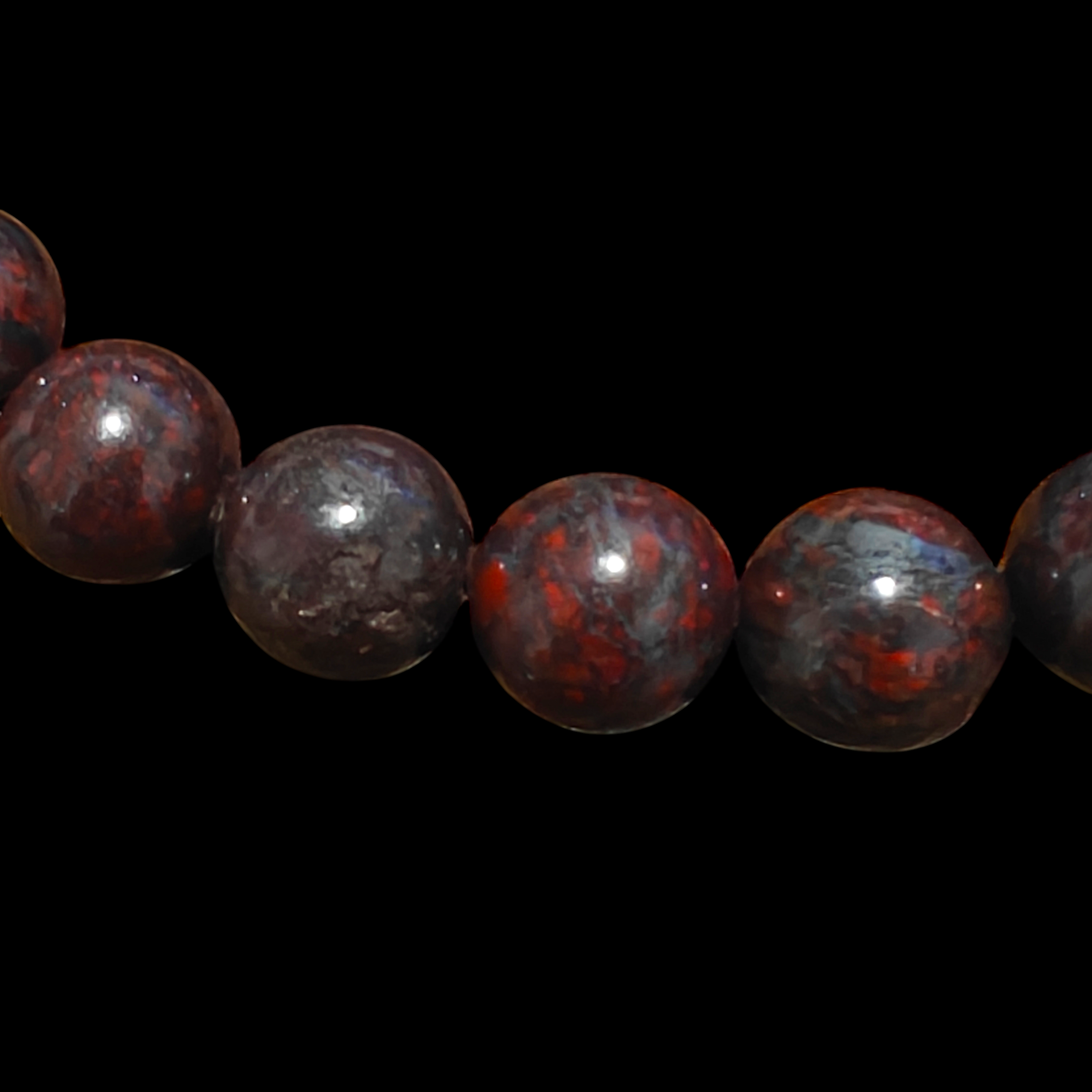 Bloodstone Jasper Bracelet 8mm, 10mm Unisex