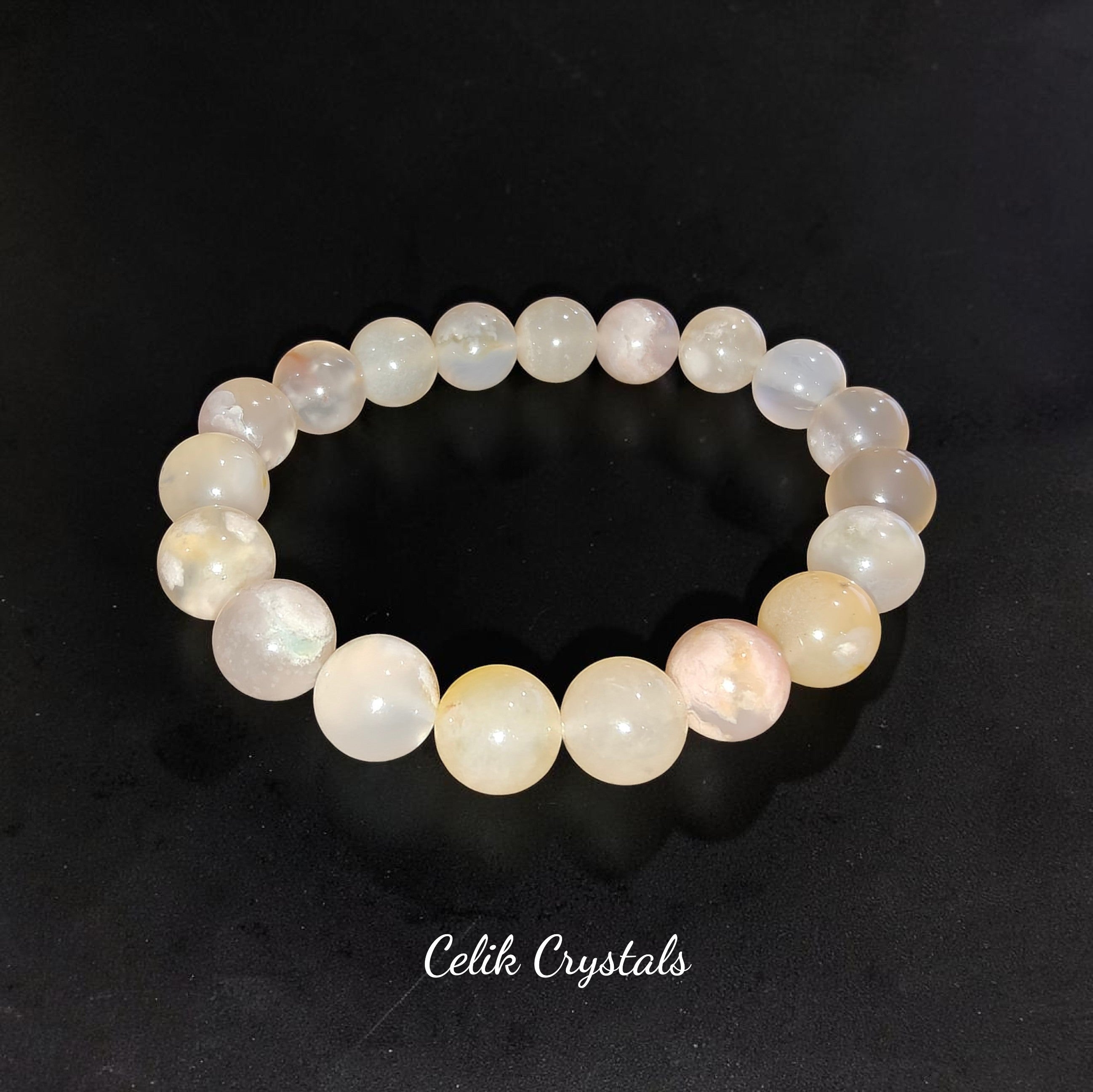 Flower Agate Bracelet